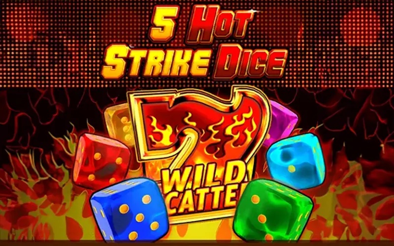 Beauty of design and high win rates can be found in 5 Hot Strike Dice from Parimatch.