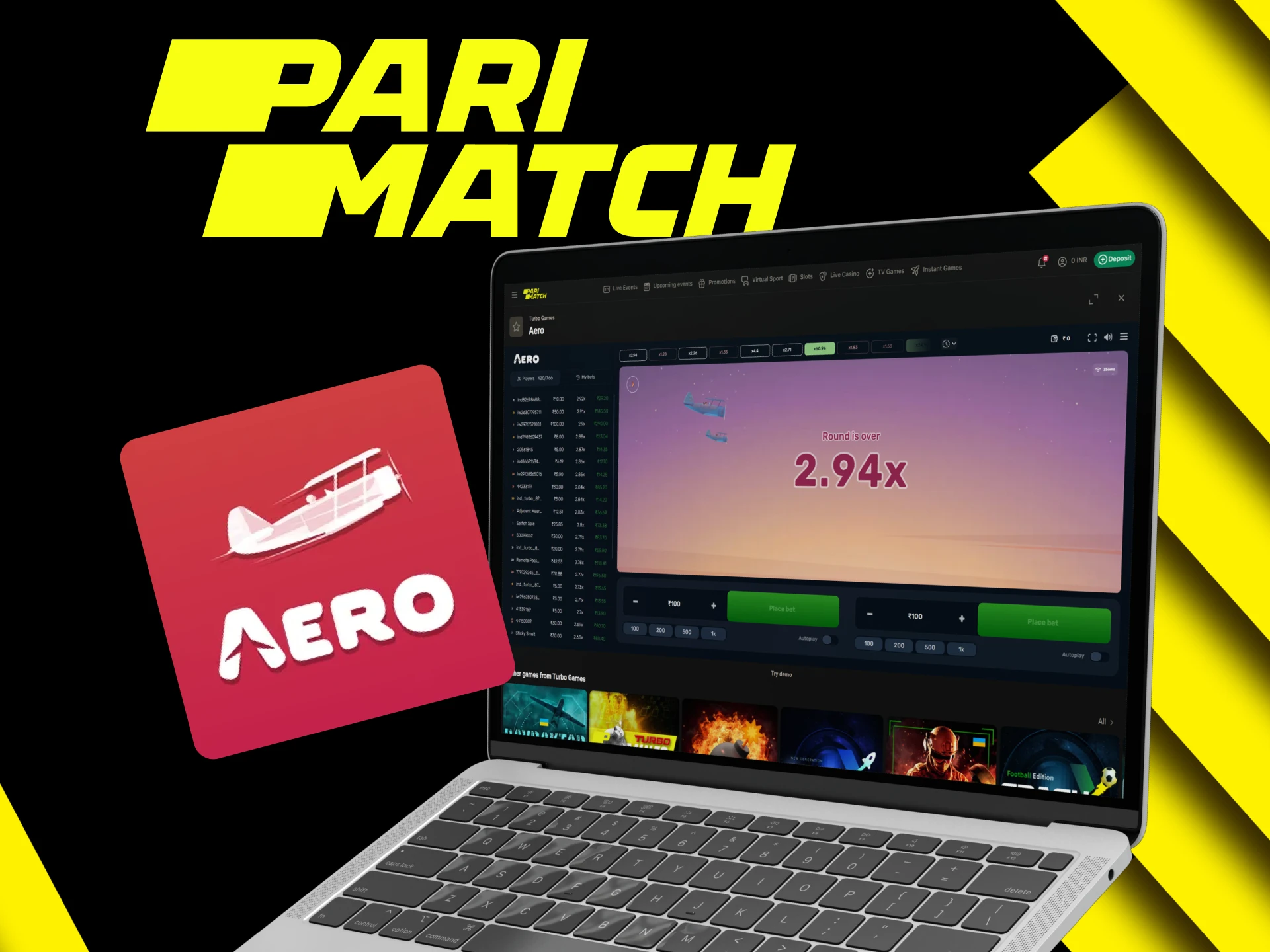 Find out what the Aero game is on Parimatch.