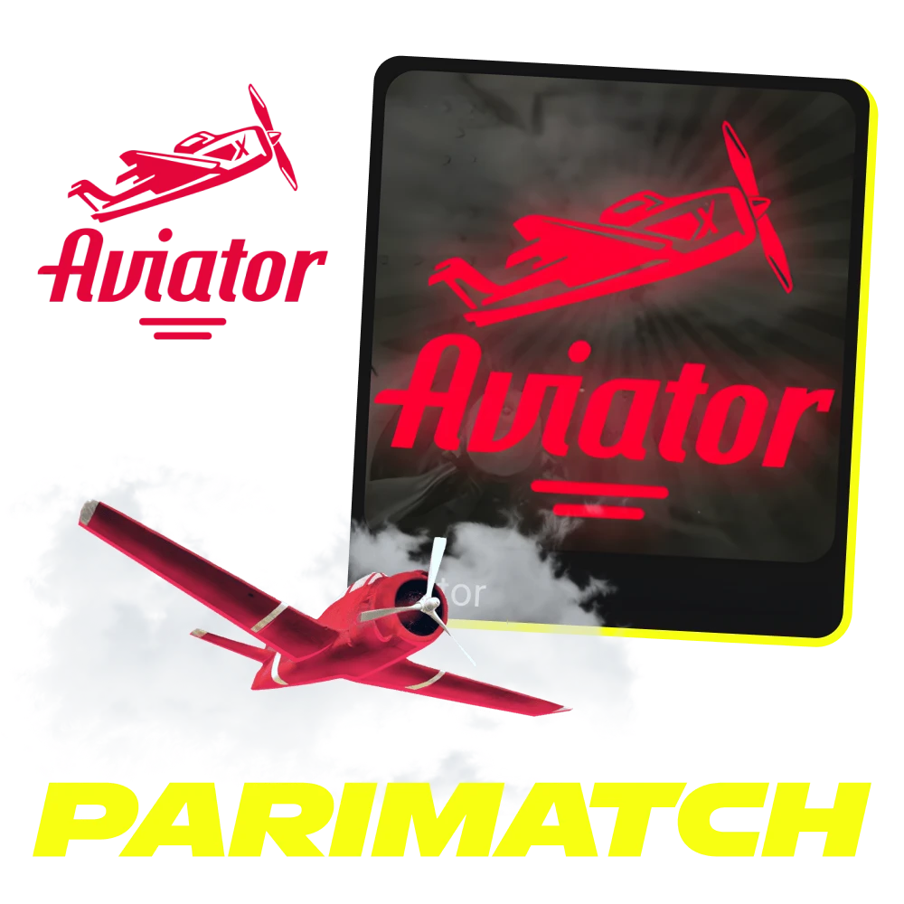 Visit the casino games section at Parimatch online casino and find the Aviator game.