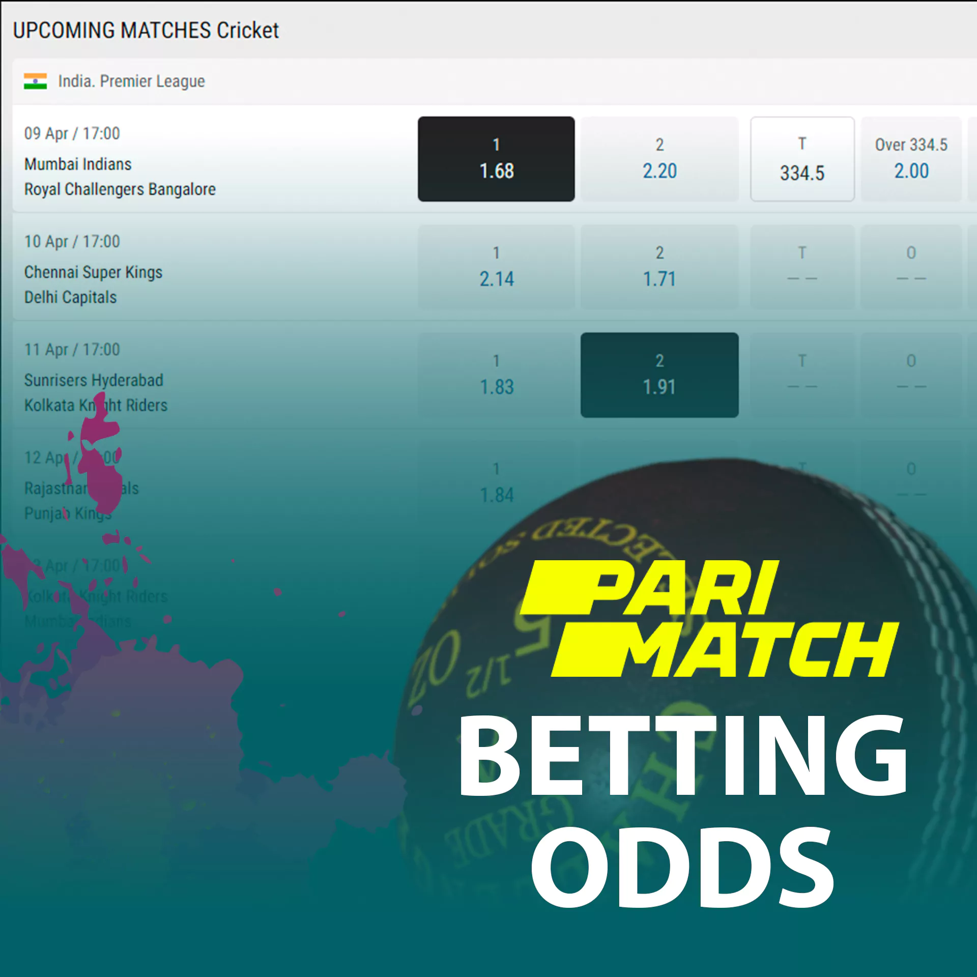 Bet on a wide range of sport and esport events with the best odds on Parimatch