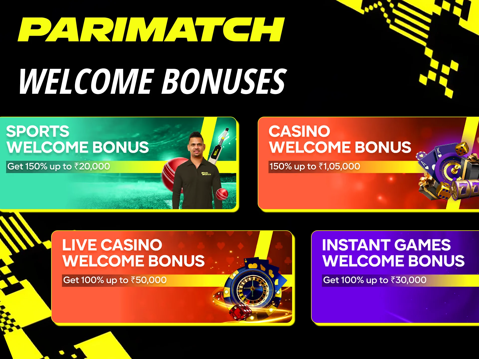 Join Parimatch today and enjoy fantastic welcome bonuses.