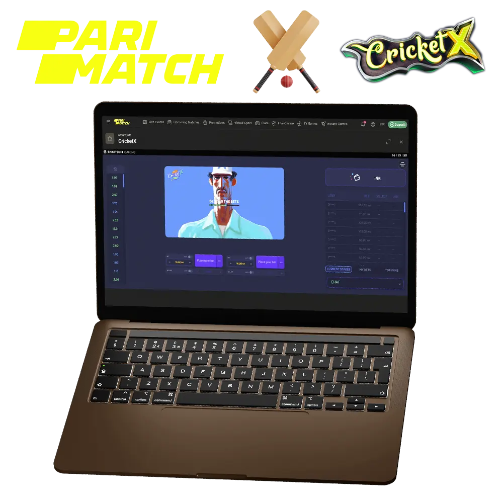 Find out more about the Cricket X game at Parimatch Casino.
