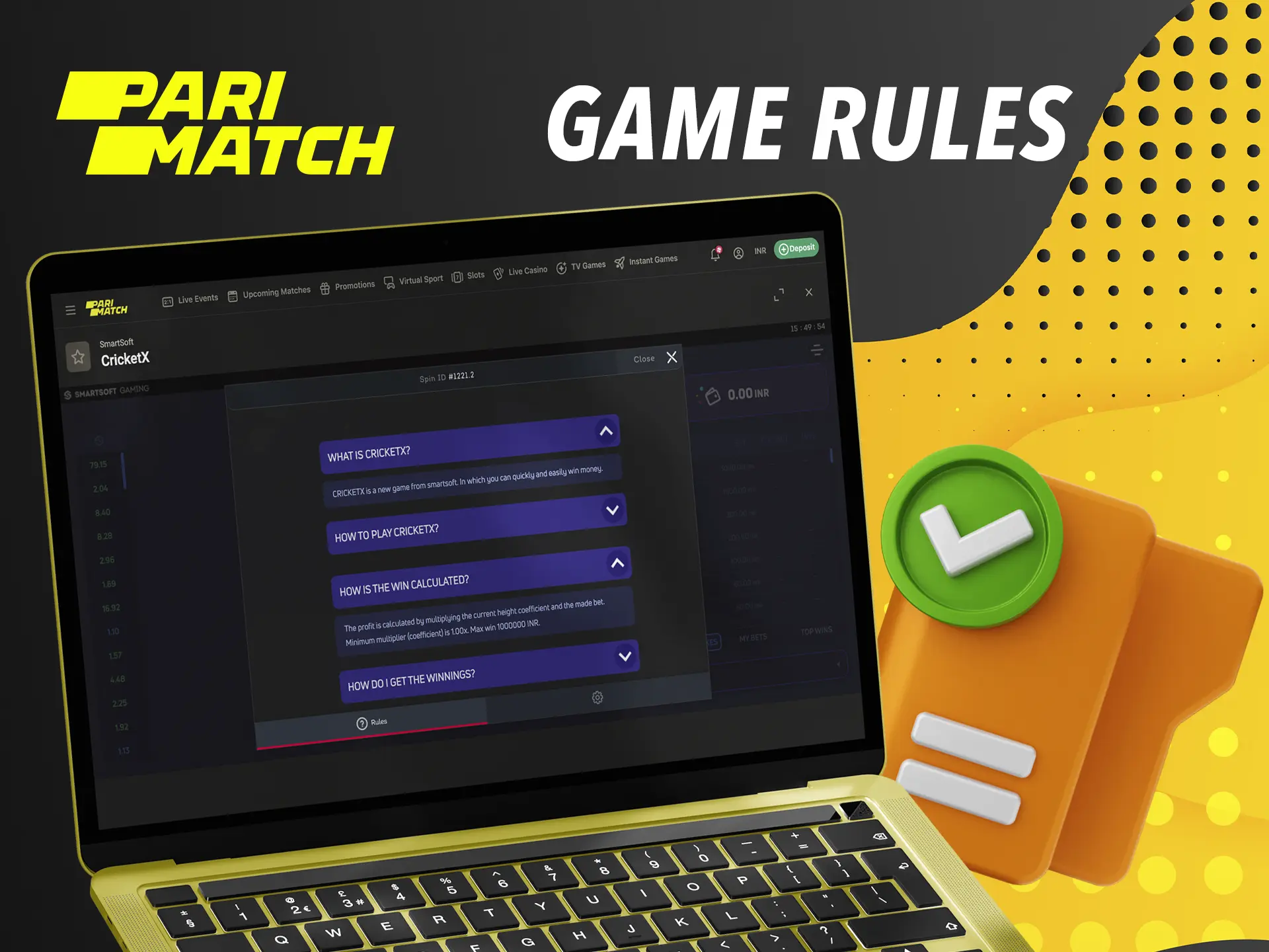 Before betting on Cricket X from Parimatch, familiarise yourself with the rules and features of the game to ensure success.