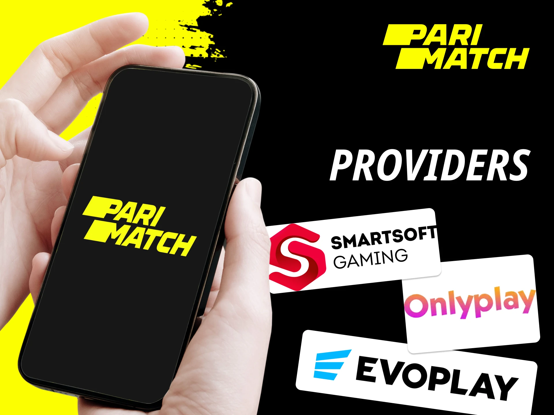 Who is the game supplier on the Parimatch online casino website.