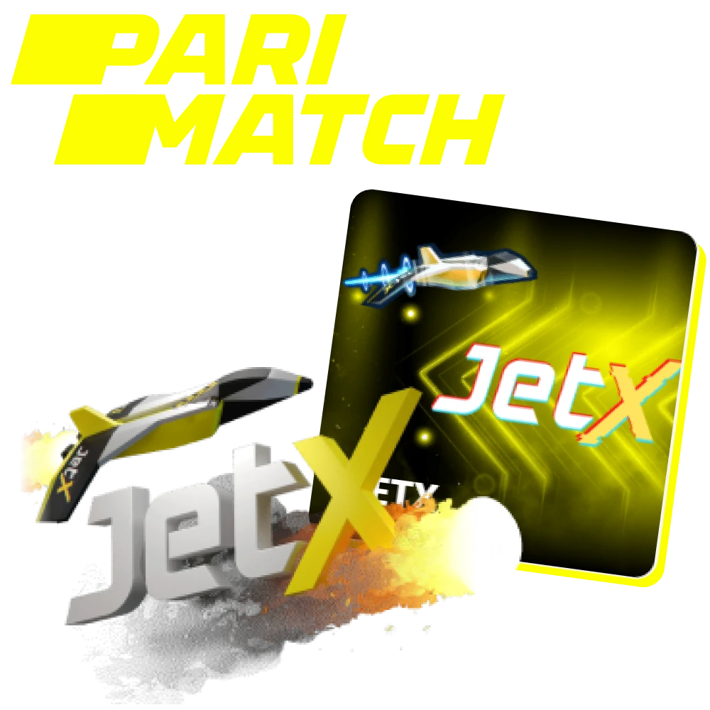 Is there a JetX game on the Parimatch online casino website.