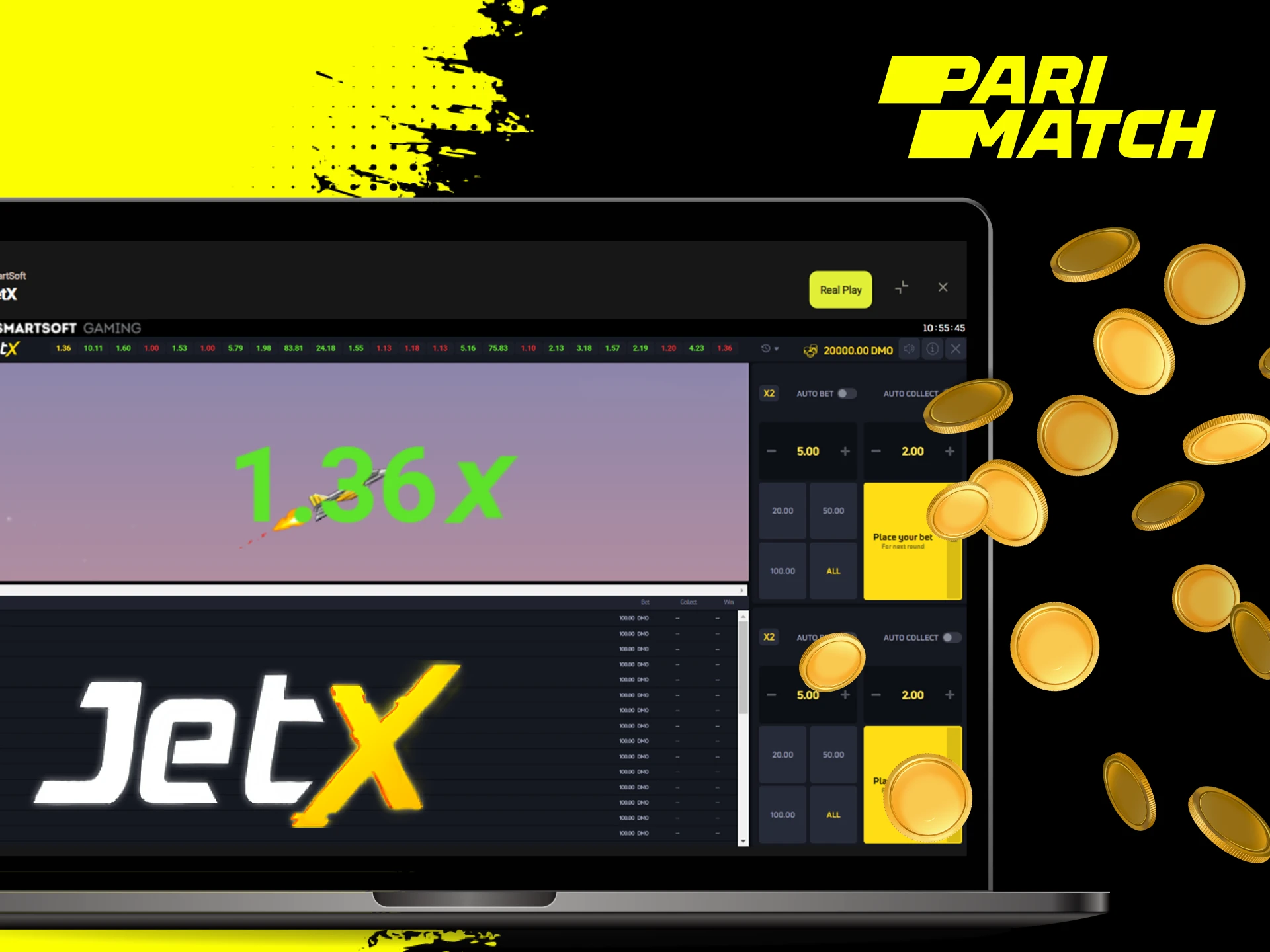 Why should I bet higher than I usually do and withdraw funds with low multipliers in the JetX game on the Parimatch online casino website.