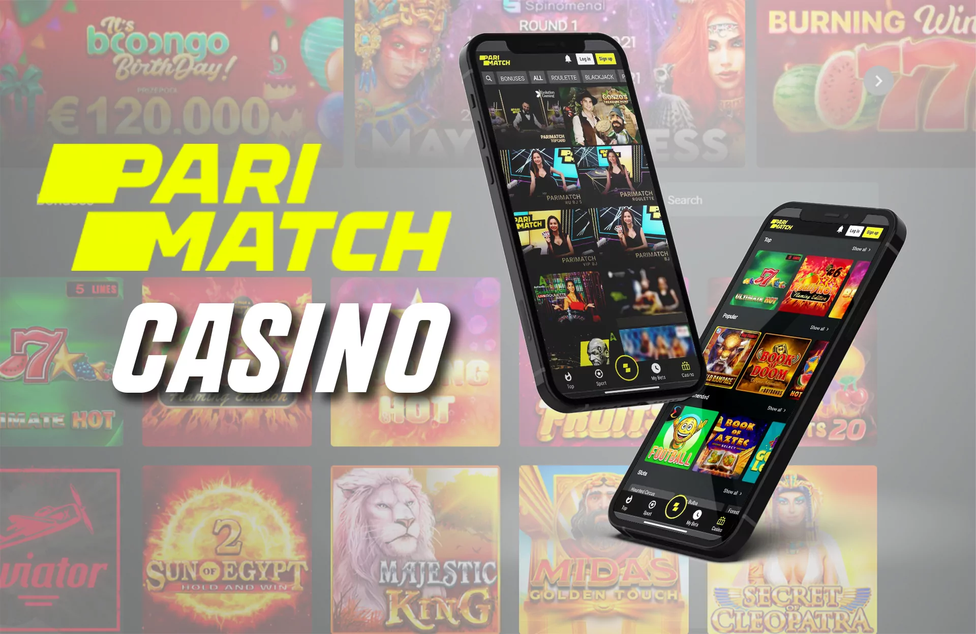 Online casino Parimatch app in your cell phone.
