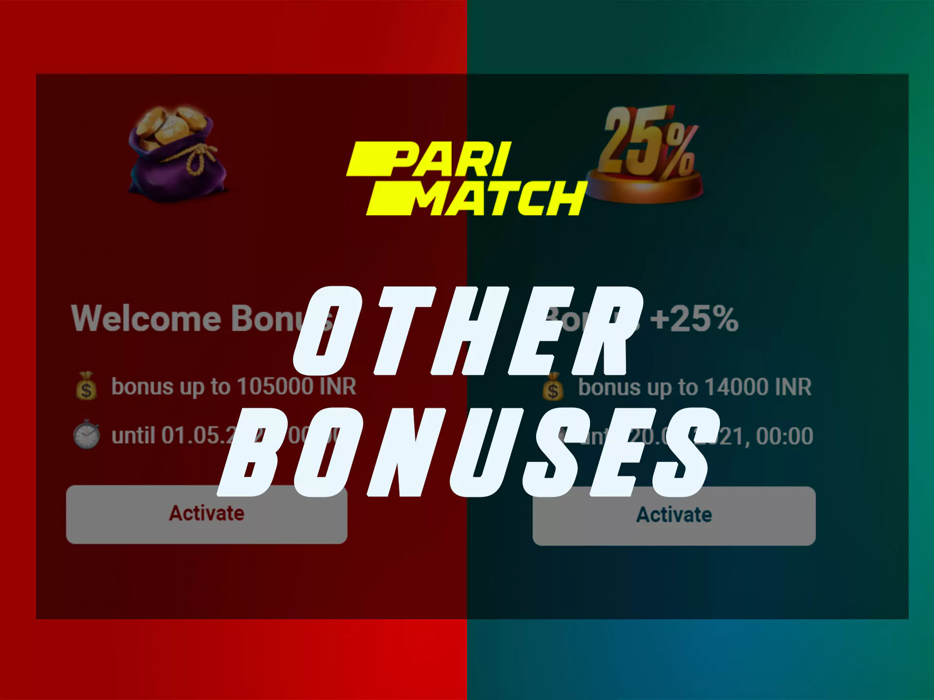 You can also participate in other Parimatch bonuses.