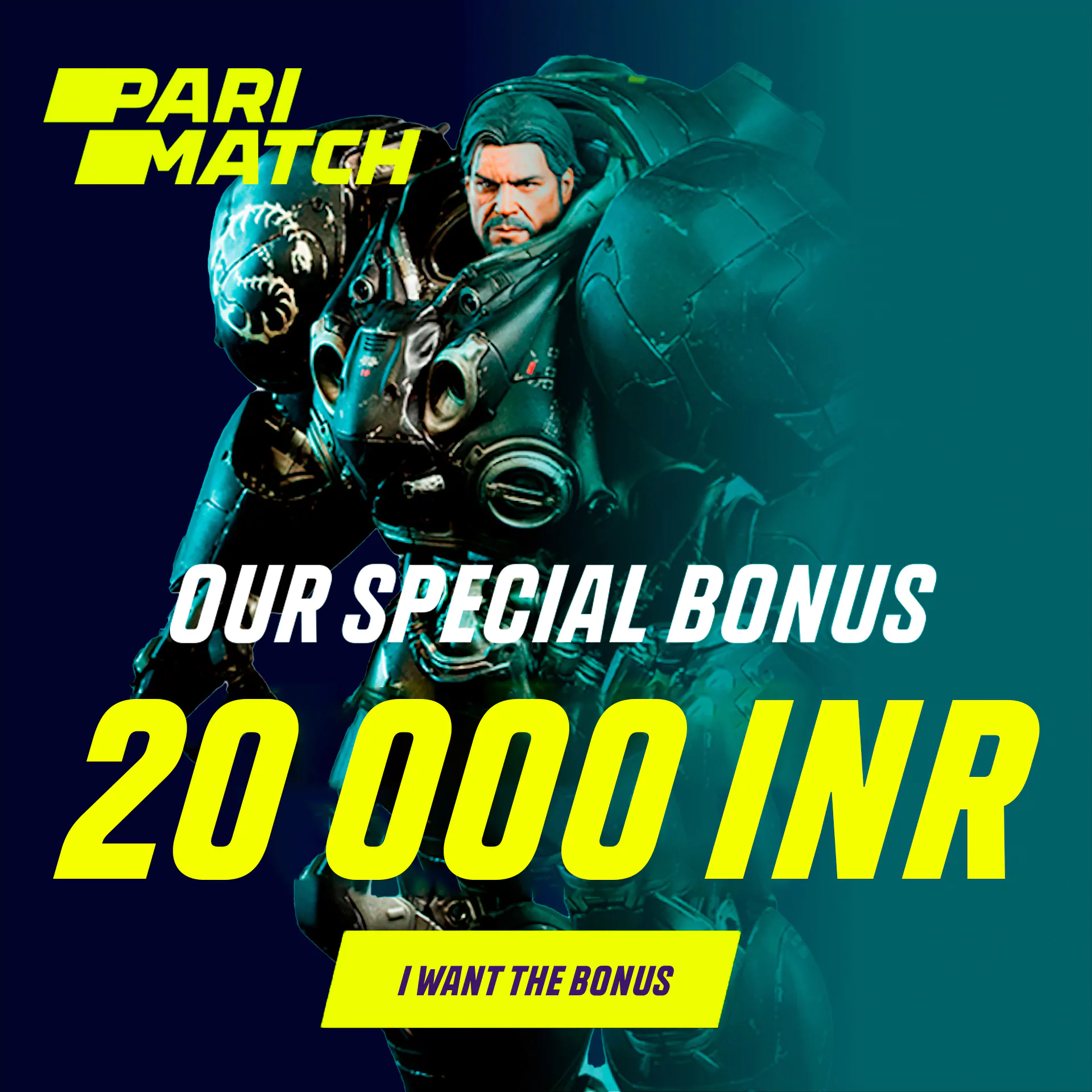 Start betting on StarCraft 2 and get a bonus of 20,000 rupees.