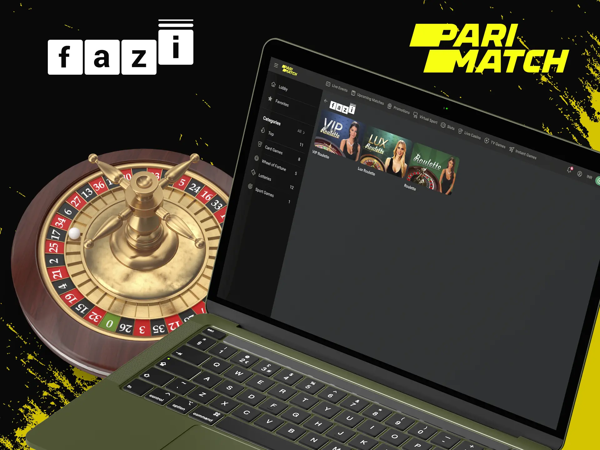 Unique graphics and smooth performance, all in Parimatch Casino's Fazi provider games.