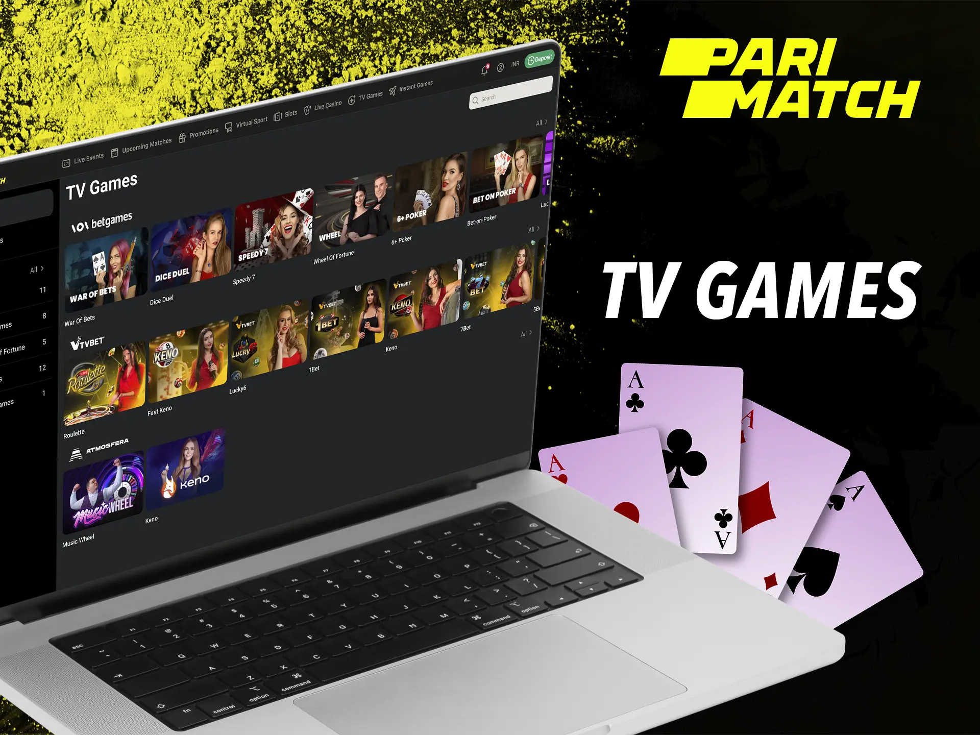 Learn the detailed rules when using TV games from Parimatch.